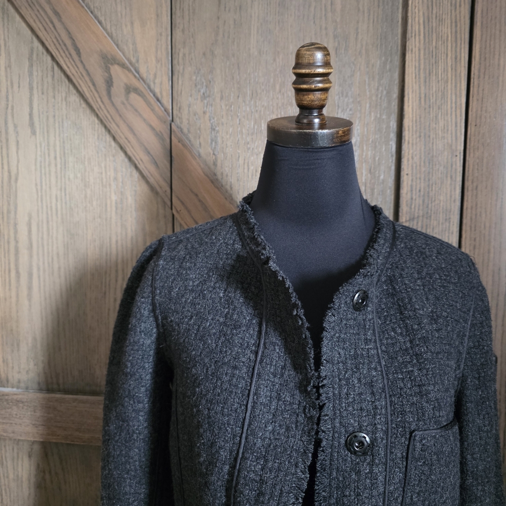 LAST CHANCE Vince Wool Snap Jacket - Picture 3 of 5